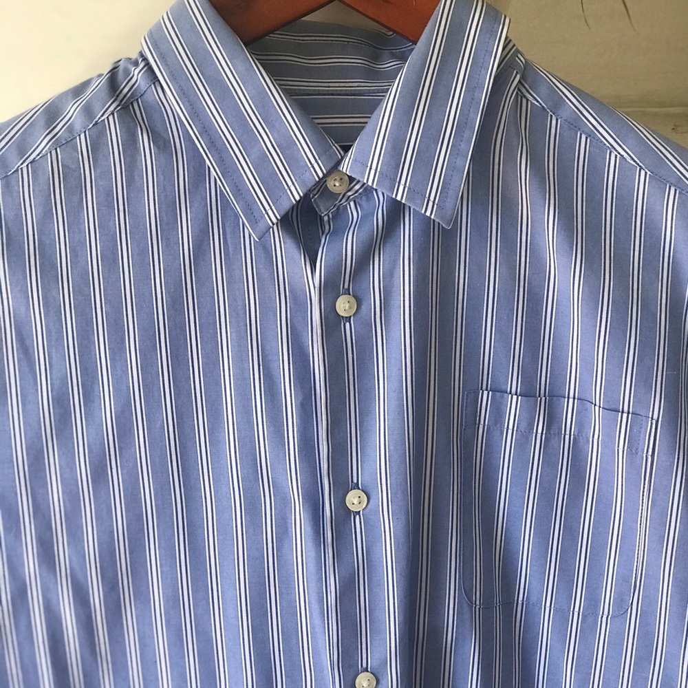 Button Down shirt. Stripes. Cherokee.